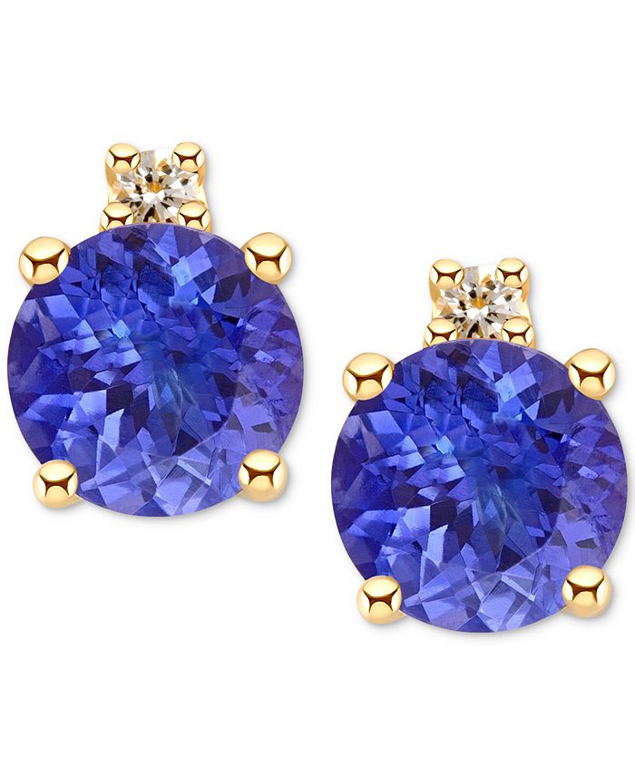 Tanzanite outlet earrings macy's