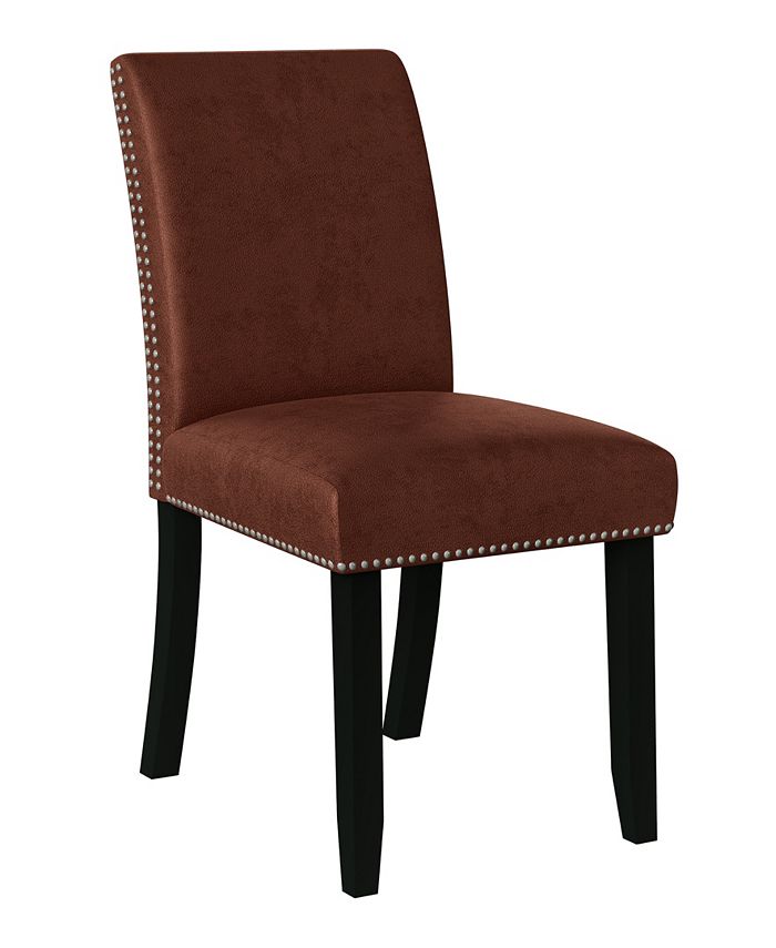 Handy Living Manassa Upholstered Armless Dining Chairs, Set of 2 Macy's