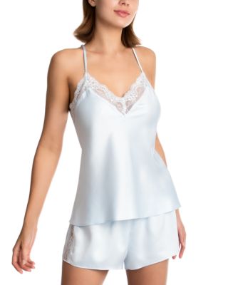 Linea Donatella Sexy Basics Lace Cami & Shorts Lingerie Pajama Set - Macy's