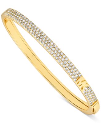 Michael Kors - Pav&eacute; Logo Bangle Bracelet