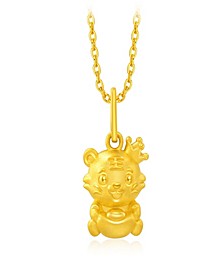 Year of Tiger Charm in 24K Gold