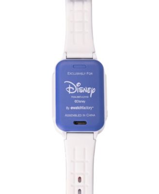 ewatchfactory Unisex Disney Mickey Mouse Playful Multi Silicone Strap Touchscreen Smart Watch 41.5mm