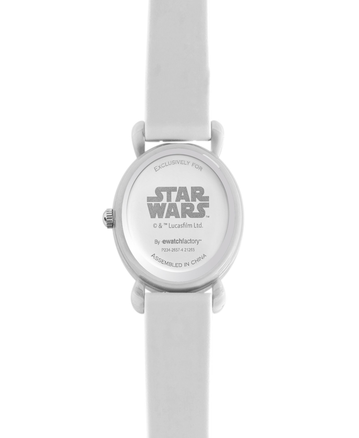 ewatchfactory Boy's Disney Star Wars PlasticSilicone Strap Watch 32mm - White
