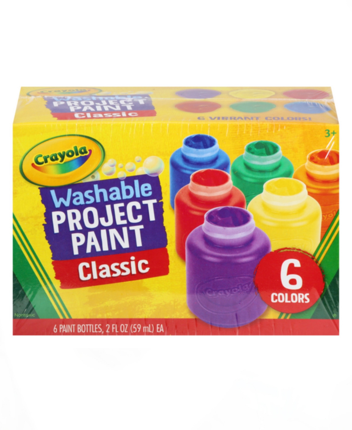 Crayola- Keep Me Clean- Washable Paints - Multi Colored
