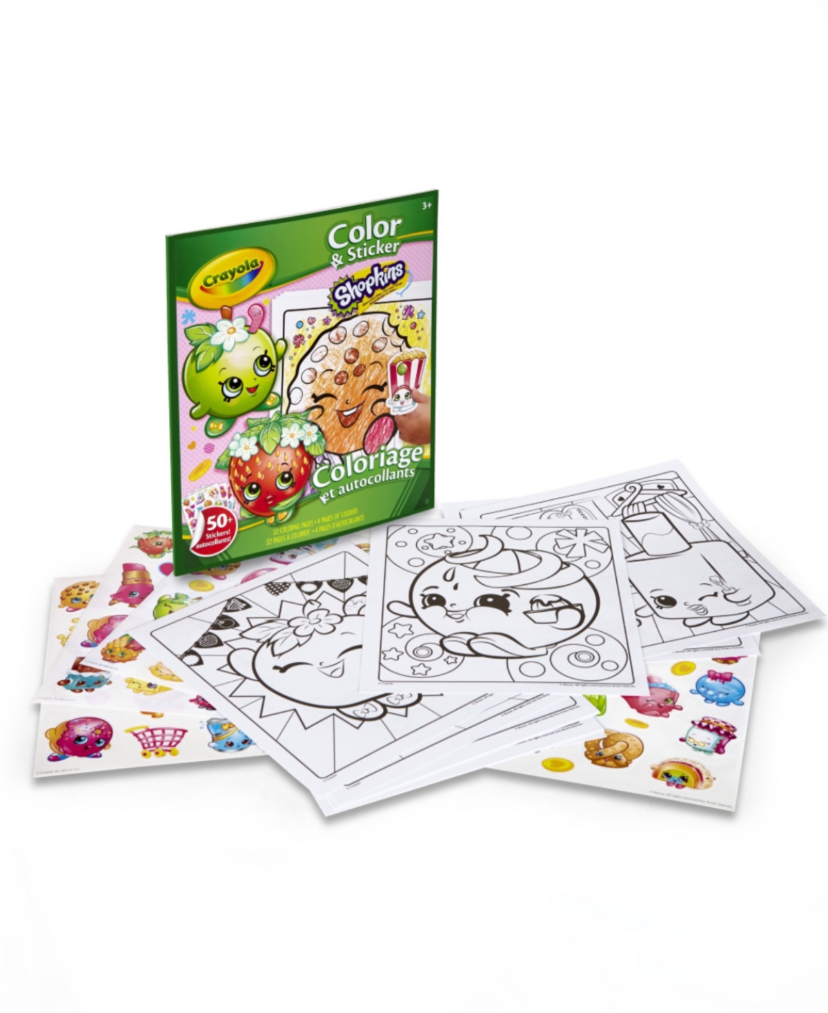 UPC 071662258542 product image for Crayola- Shopkins Coloring Book Stickers | upcitemdb.com