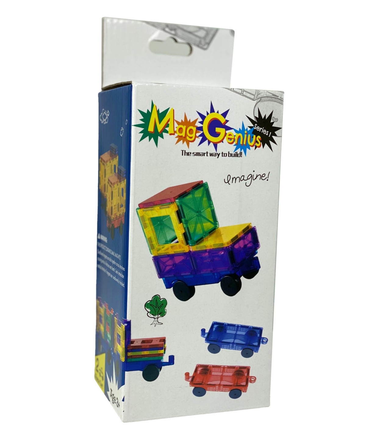 Mag-genius 2 Piece Magnetic Car Set In Multi