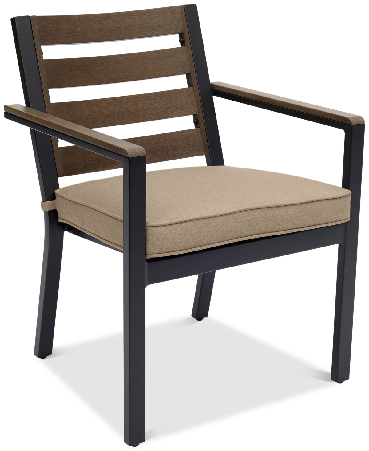 Agio Set Of 6 Stockholm Outdoor Dining Chairs, Created For Macy's In Outdura Remy Pebble