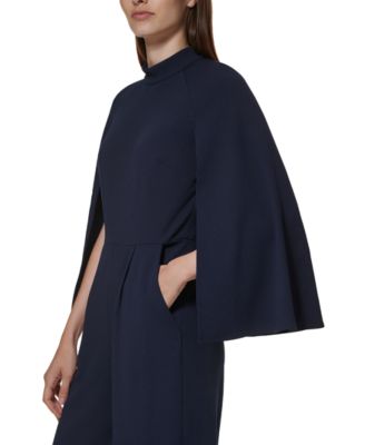 calvin klein cape sleeve jumpsuit