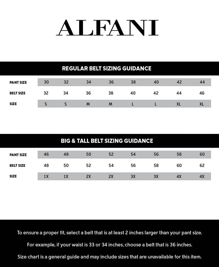 Alfani Men's Textured Belt, Created for Macy's - Macy's
