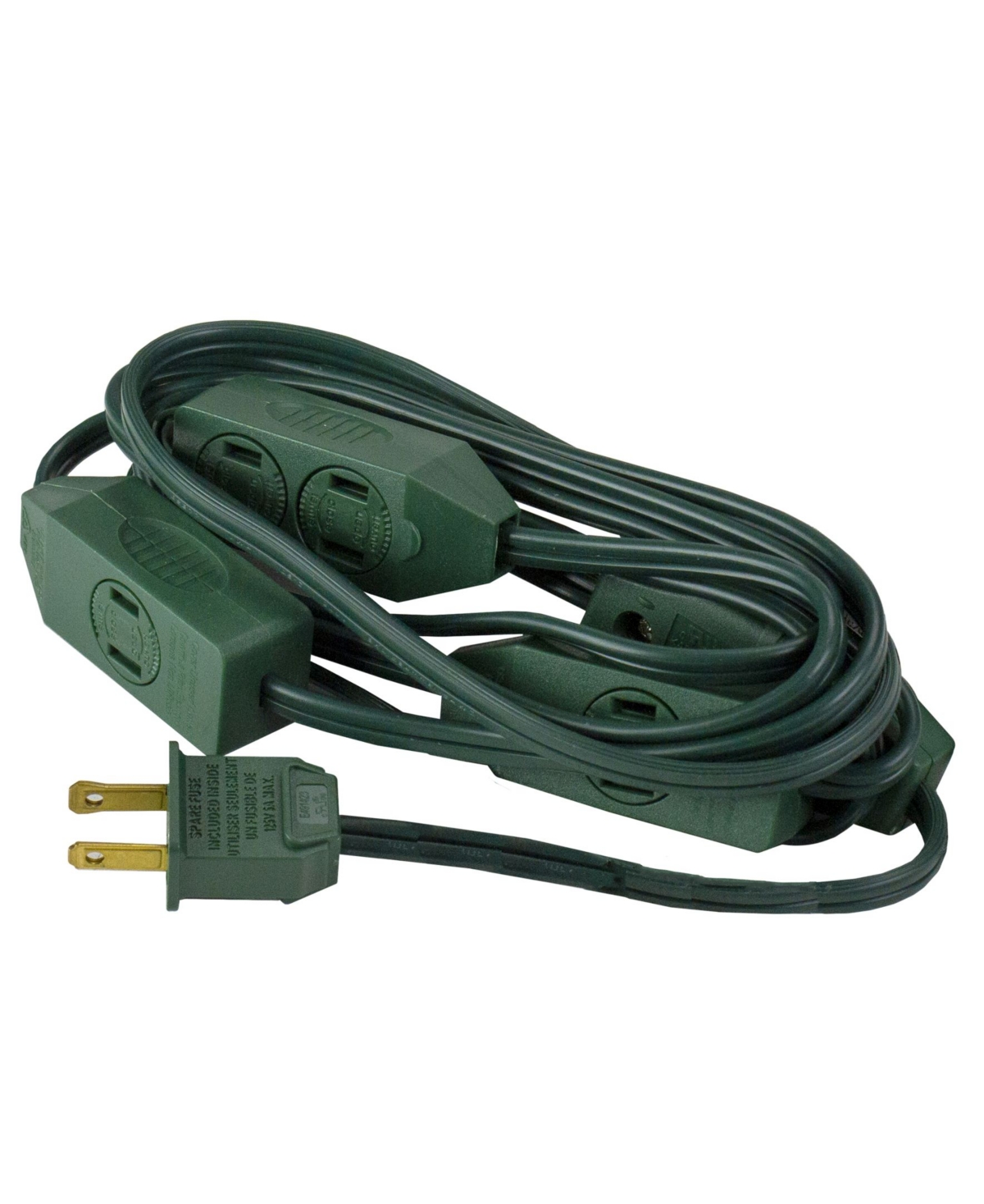 Northlight 9' Indoor Extension Power Cord With 9-outlets And Foot Switch In Multi-colored