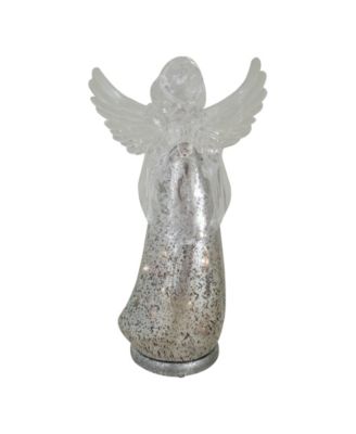 13" Lighted Angel Holding a Star Christmas Tabletop Figurine