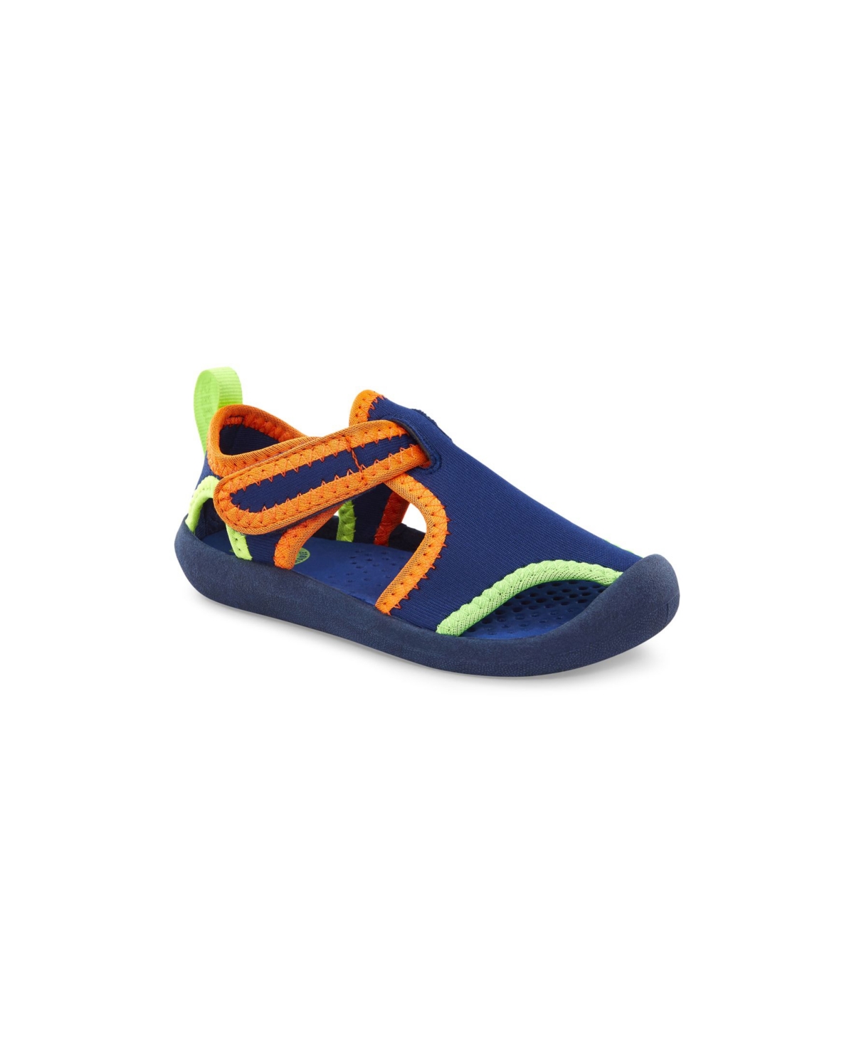 Shop Oshkosh B'gosh Toddler Boys Aquatic Shoes In Navy,neon