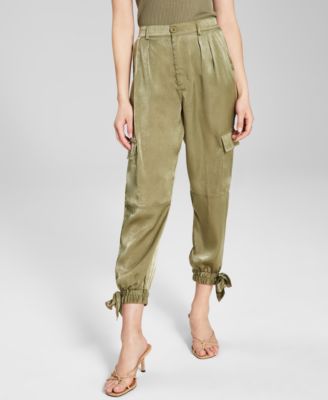 And Now This - Satin Cargo Pants