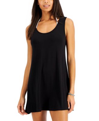 J Valdi Crochet-Back Cover-Up Dress 