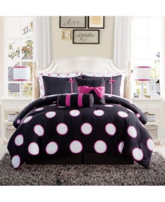 VCNY Home Lila Reversible Paisley Bed in a Bag Comforter Set, Queen