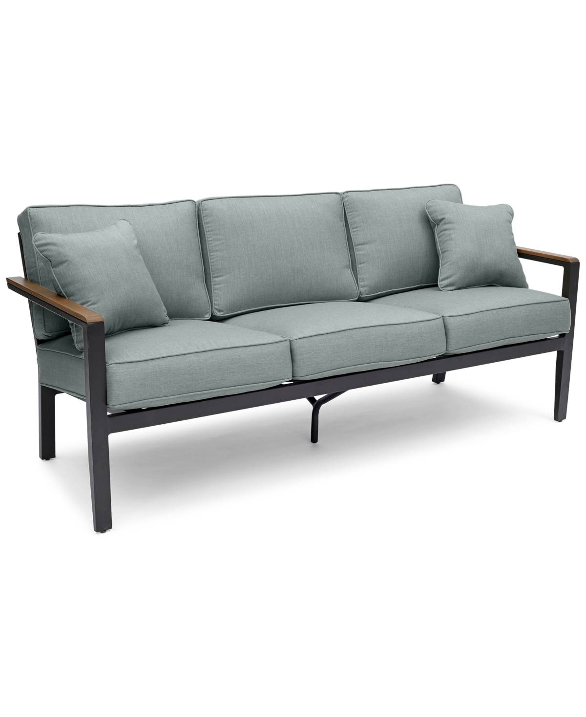 Stockholm Outdoor Sofa with Outdura Cushions, Created for Macys