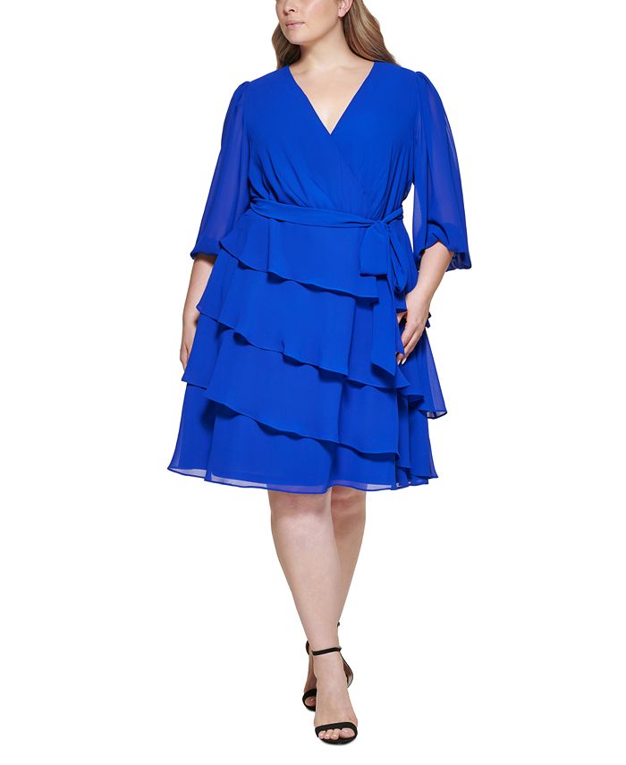 Jessica Howard Plus Size Tiered Dress Macy s