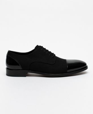 Men's Jack Handcrafted Leather, Velvet and Wool Dress Shoes