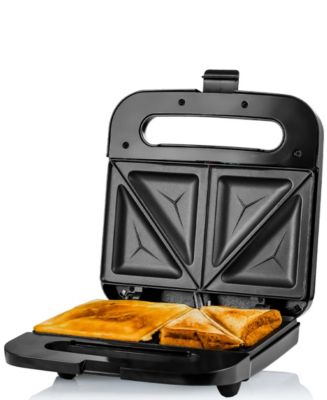 Ovente 3-in-1 Electric Sandwich Maker with Detachable Non-Stick Waffle and Grill Plates, 750