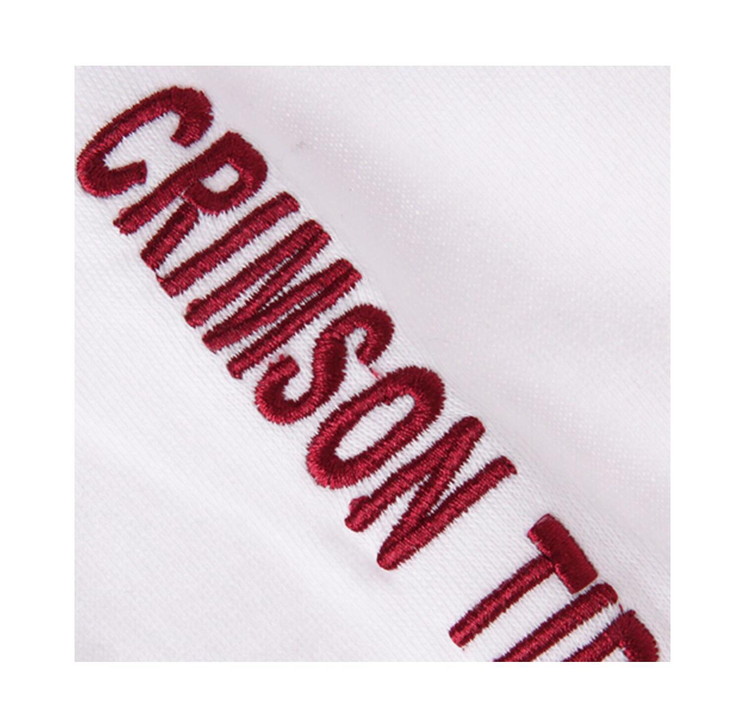 Women's White Alabama Crimson Tide Arch and Logo 1 Pullover Hoodie