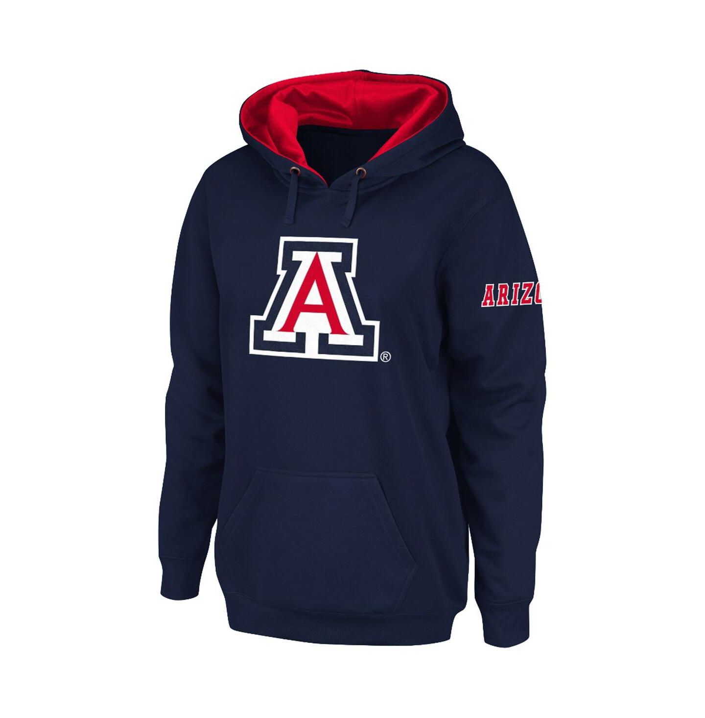 Женское худи Colosseum Stadium Athletic Navy Arizona Wildcats Big Logo Pullover — фото 1