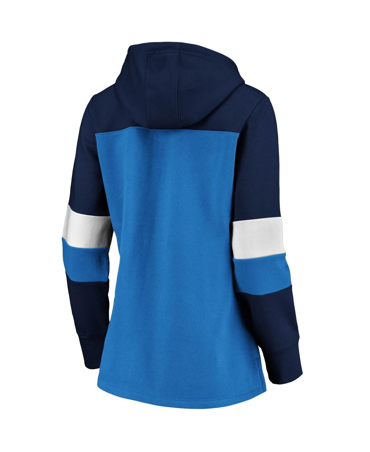 Profile Navy Detroit Tigers Plus Size Colorblock Pullover Hoodie