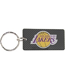 Los Angeles Lakers Carbon Rectangle Acrylic Keychain