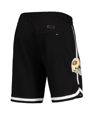 thumbnail image 2 of Men's San Francisco 49ers Polyester Shorts – Black NFL Team Apparel With Pockets 2 of 5
