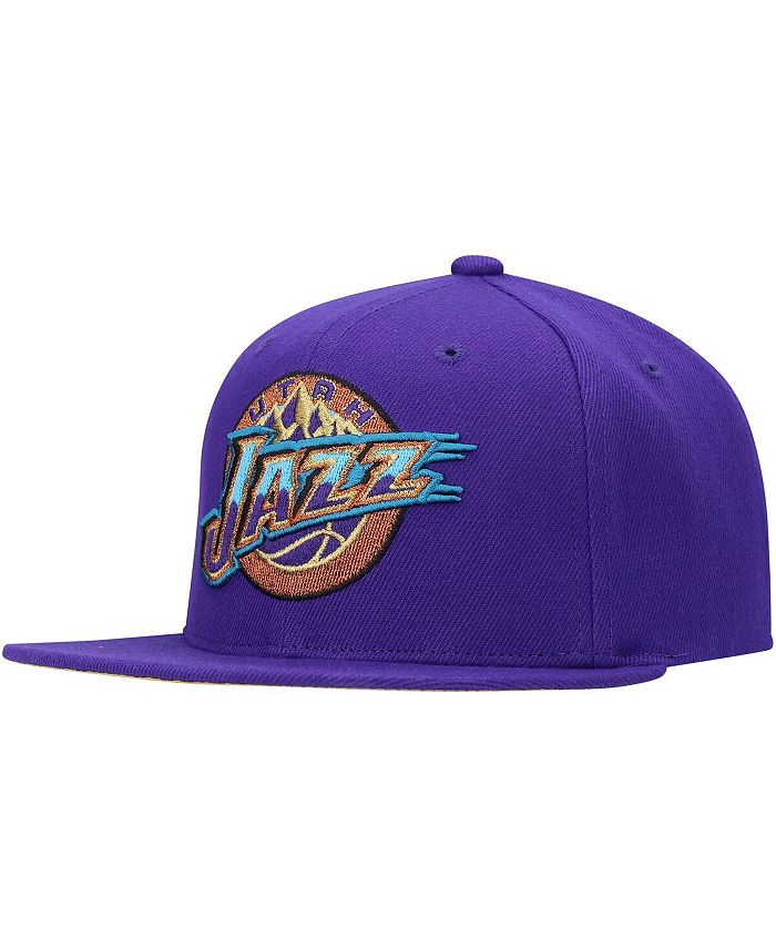 Mitchell & Ness Men's Purple Utah Jazz 50th Anniversary Snapback Hat
