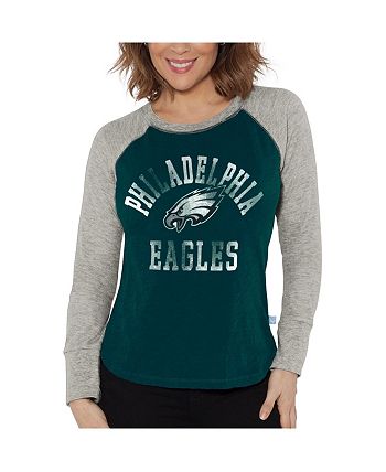 Philadelphia Eagles Touch by Alyssa Milano Women's Weekend Raglan