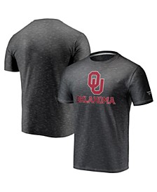 Men's Charcoal Oklahoma Sooners Heart And Soul Space-Dye T-shirt