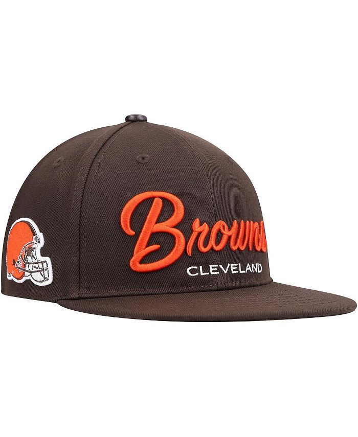 Mitchell and Ness Cleveland Browns Brown Special Script Long