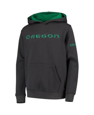 Big Boys Charcoal Oregon Ducks Big Logo Pullover Hoodie