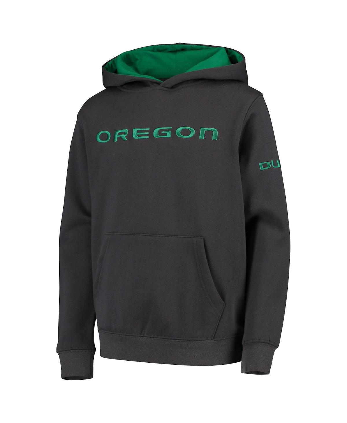 Big BoysOregon Ducks Big Logo Pullover Hoodie - Charcoal