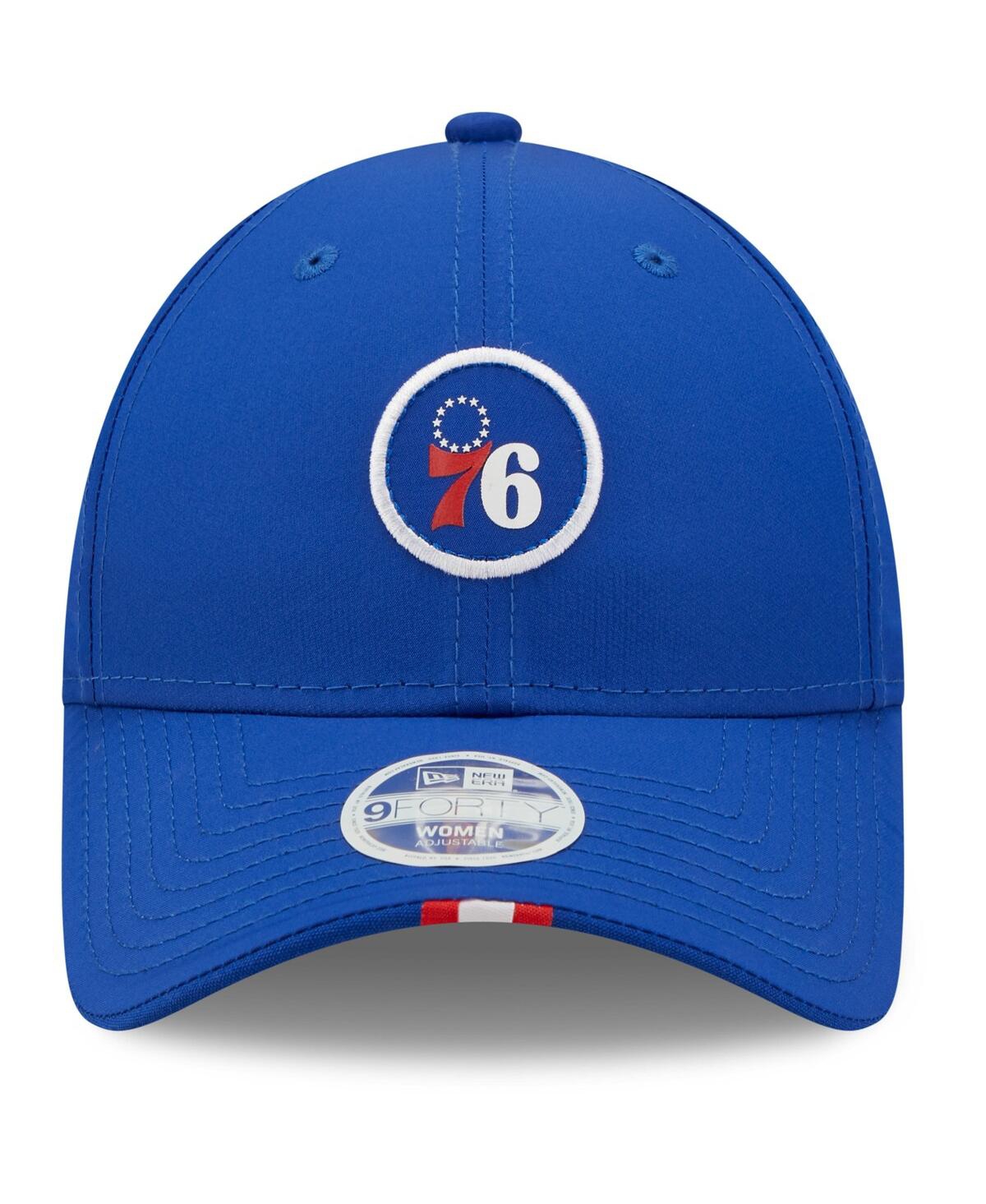Women'sPhiladelphia 76ers Sleek 9FORTY Adjustable Hat - Royal