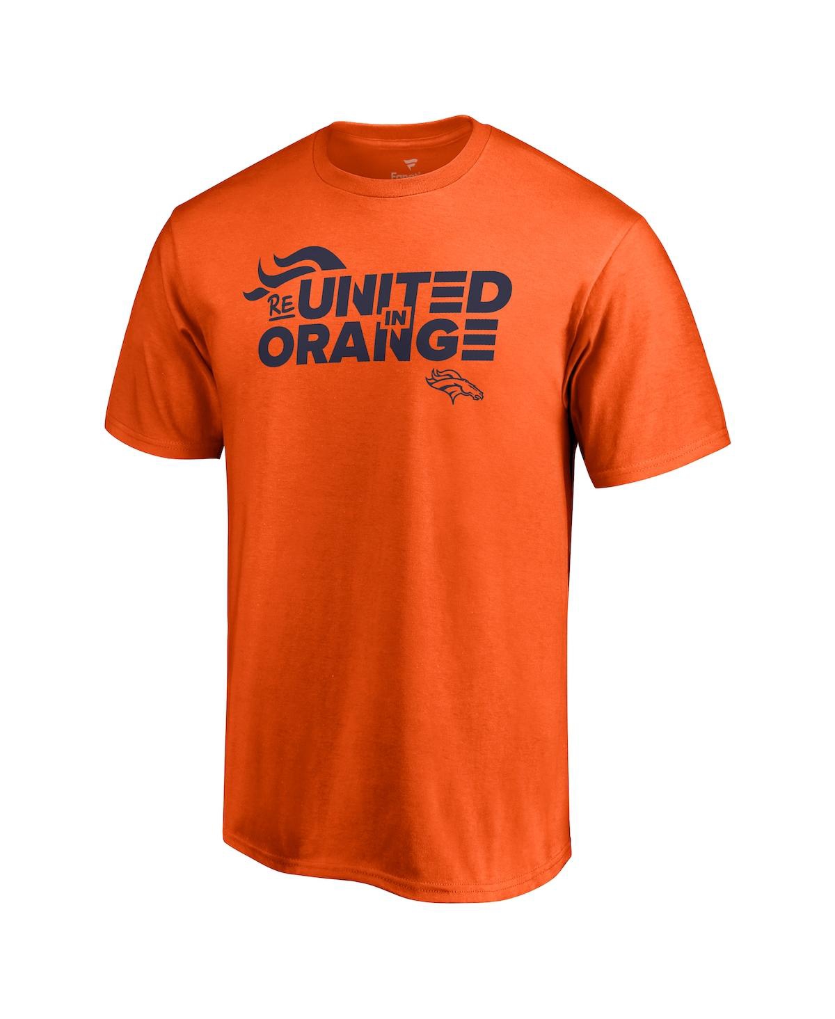 Men'sDenver Broncos Reunited InT-shirt - Orange