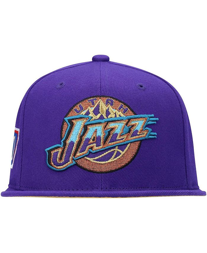Mitchell & Ness Men's Purple Utah Jazz 50th Anniversary Snapback Hat