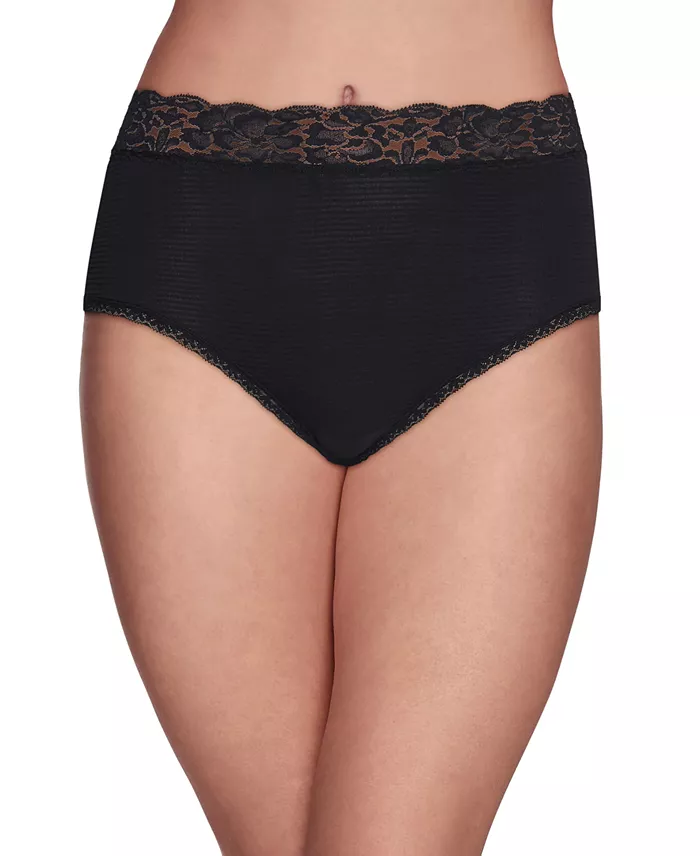 Vanity Fair Flattering Lace Stretch Brief Underwear 13281, also available in extended sizes