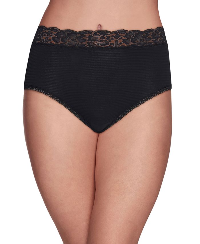 Vanity Fair Flattering Lace Stretch Brief Underwear 13281, also available  in extended sizes - Macy's
