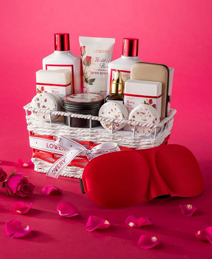 Lovery Red Rose Home Spa Body Care Gift Set Beauty and Personal Care