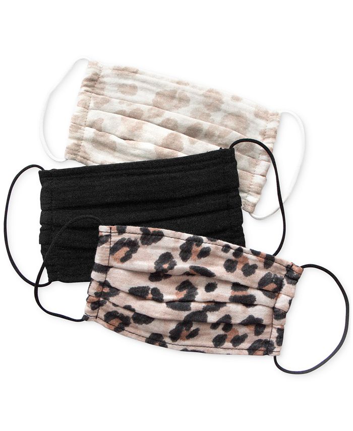 Kitsch Cotton Face Mask 3pc Set Macy's