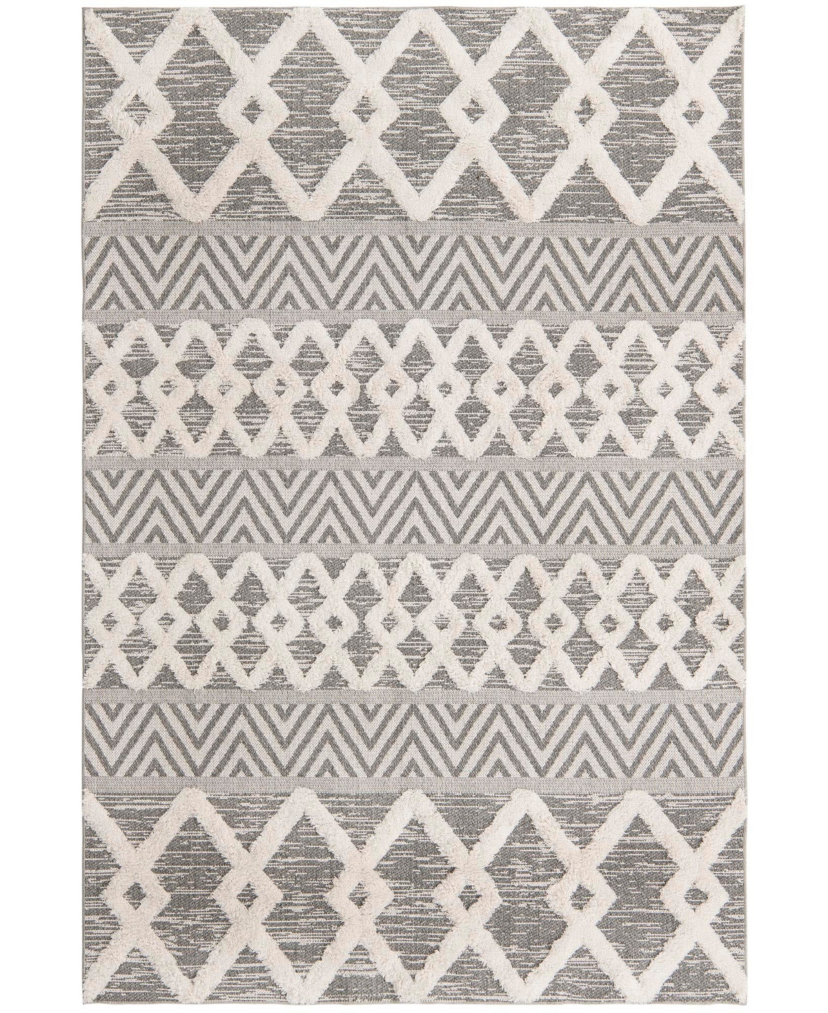 Sabrina Soto Casa Valencia 5'3in x 8' Area Rug - Gray