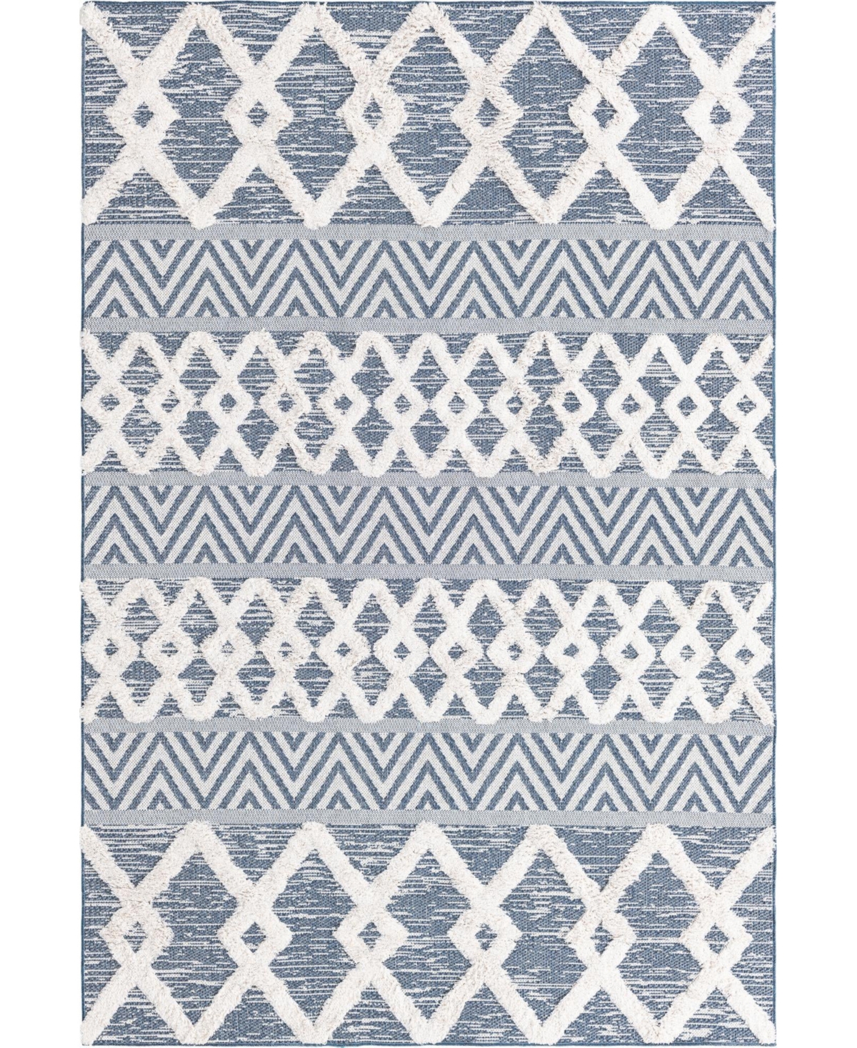 Sabrina Soto Casa Valencia 5'3in x 8' Area Rug - Navy