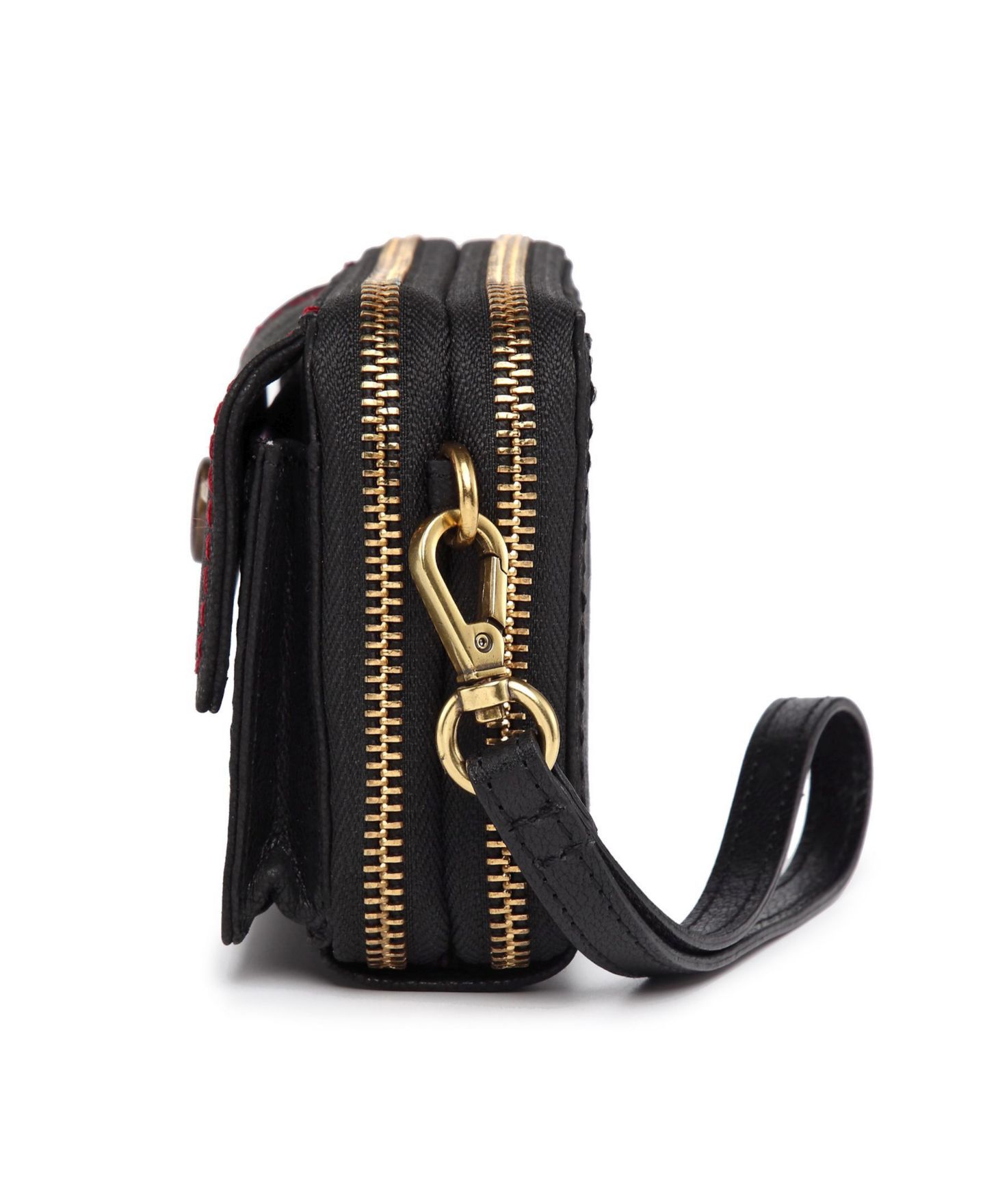 Женский кошелёк OLD TREND Northwood Mini Leather Crossbody Wallet, цвет: Чёрный — фото 6