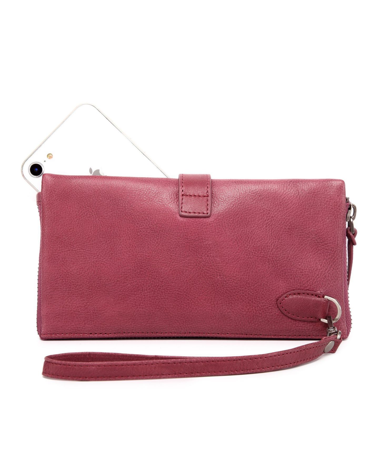 Женский клатч OLD TREND Genuine Leather Snapper Clutch, цвет: Орхидея — фото 4