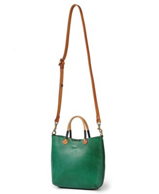 Women's Genuine Leather Outwest Mini Tote Bag