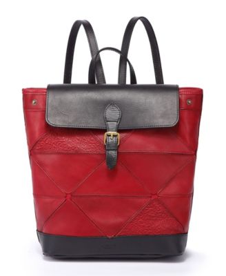 Women's Genuine Leather Prism Backpack