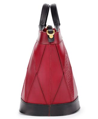Primrose Mini Leather Crossbody Tote Bag