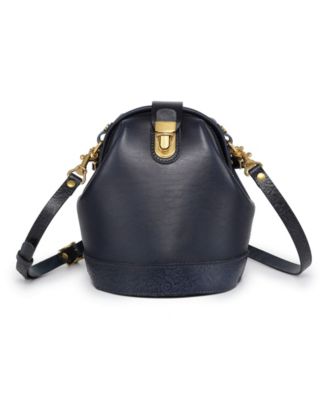 Doctor Mini Leather Bucket Crossbody Bag