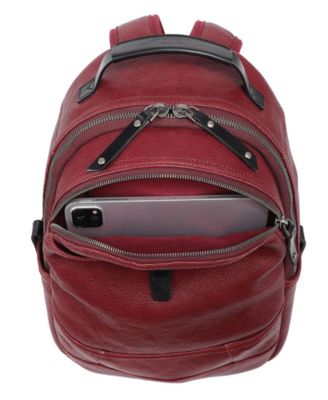 Sun-Wing Small Leather Backpack